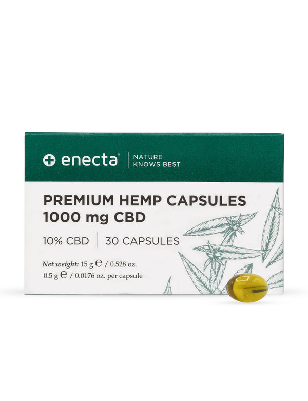 PREMIUM ΕΚΧΥΛΙΣΜΑ HEMP ΣΕ ΚΑΨΟΥΛΕΣ CBD